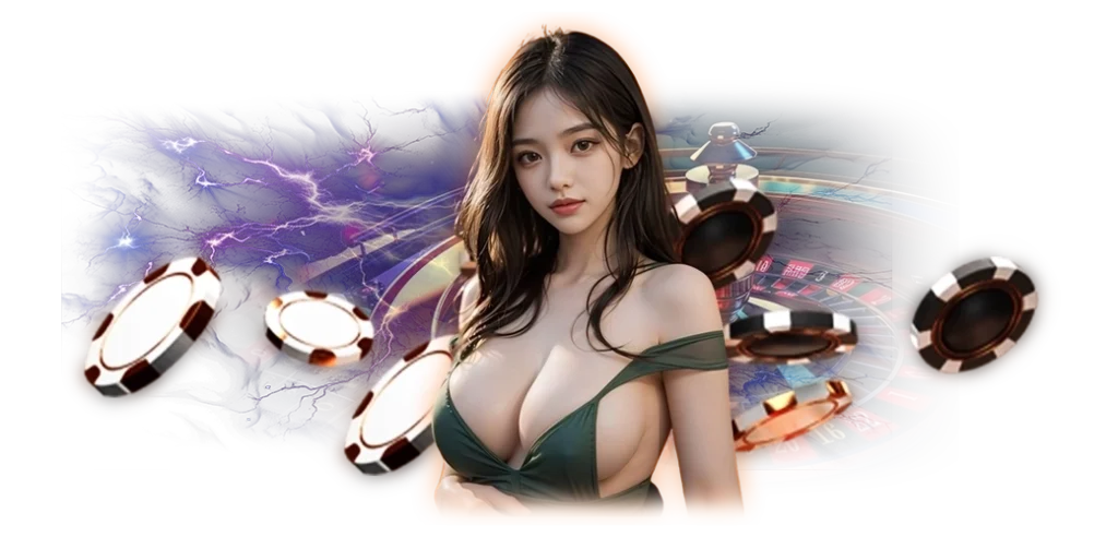 15/03/24 นางแบบ/ชิพ รูเล็ตสายฟ้าค่าย Evolution Gaming เกมวงล้อมีตัวคูณ