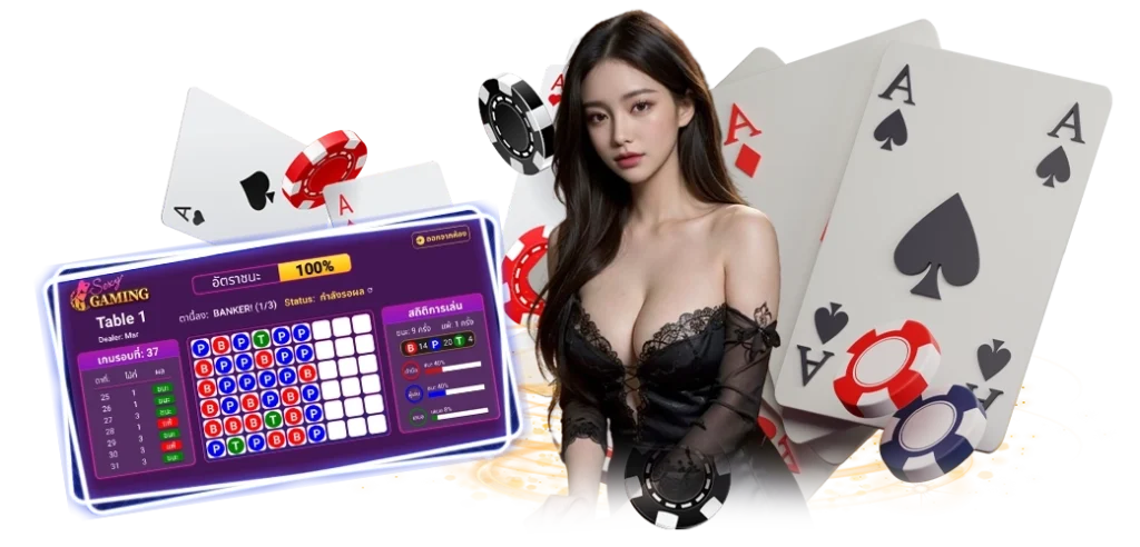 25/04/24 นางแบบ/ชิพ/ไพ่ ทำความรู้จักกับสูตรบาคาร่าออนไลน์เว็บ HOTPLAY888